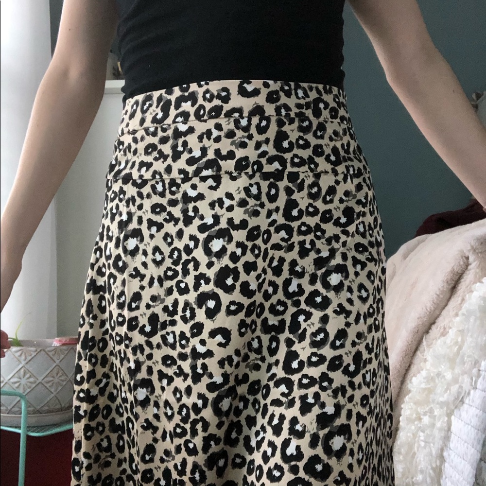 Cheetah Midi Skirt